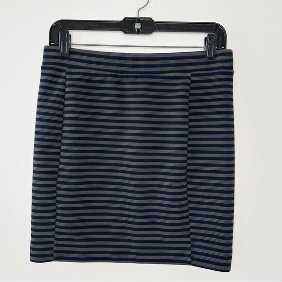 MADEWELL Mini Skirt Womens Size Medium Striped Casual Preppy Academia Twee Chic - Picture 2 of 6